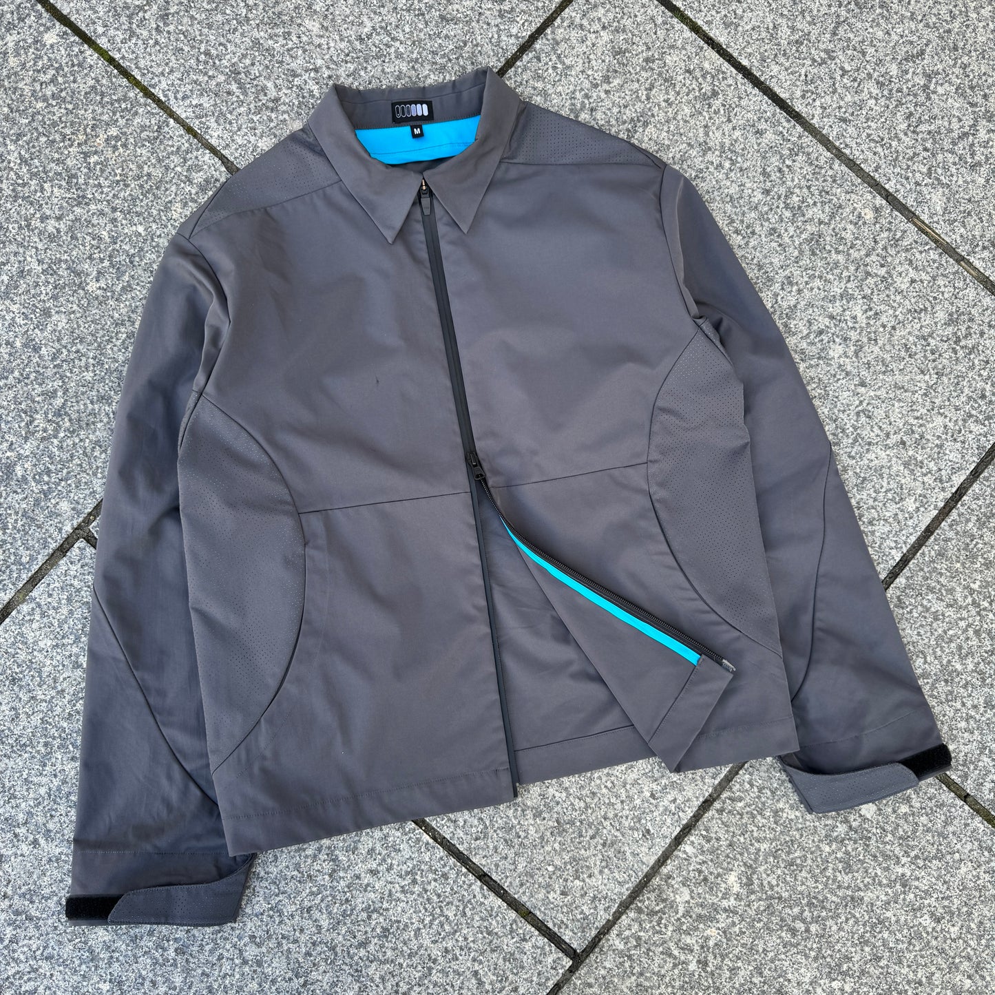 Shadow Grey/Marina Blue Macular Jacket