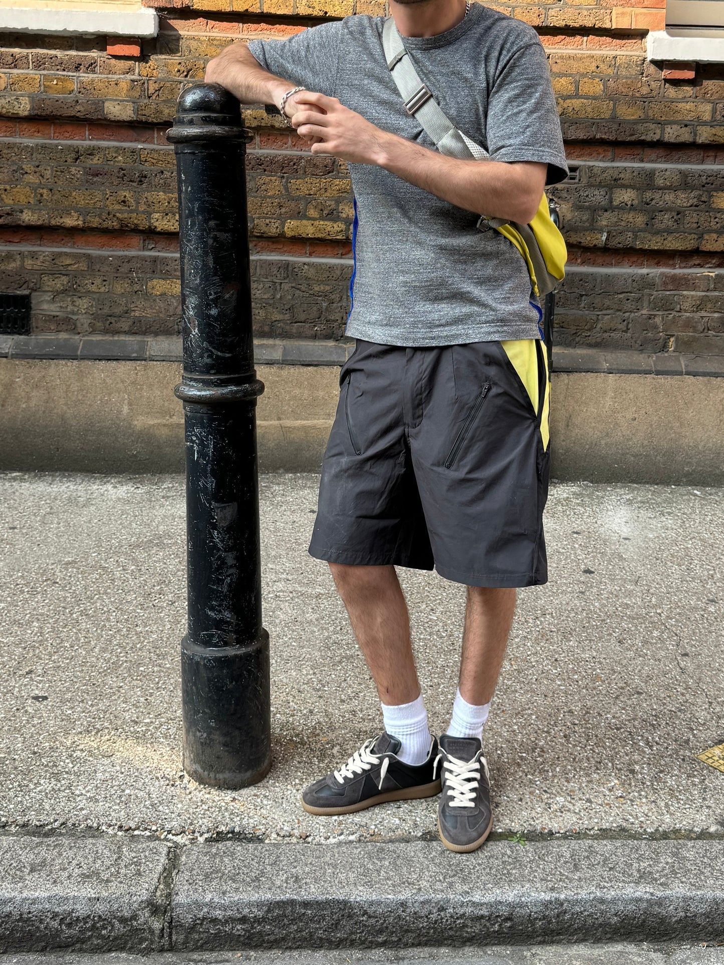 Canary Yellow/Black/Graphite Ventilated Shorts