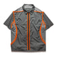 Safety Orange/Asphalt Grey Cropped Reversible Shirt