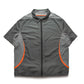 Safety Orange/Asphalt Grey Cropped Reversible Shirt