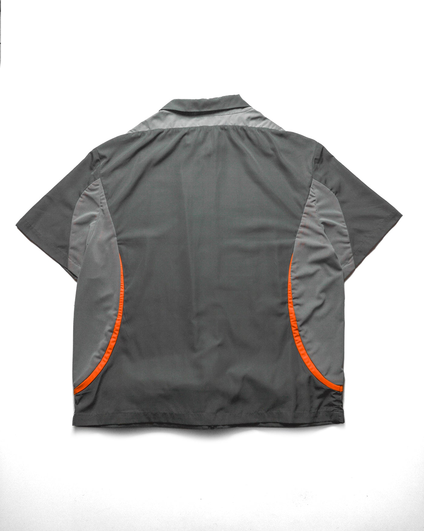 Safety Orange/Asphalt Grey Cropped Reversible Shirt