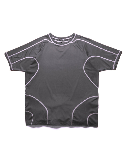 Wolf Grey/Orchid Ice Reversible Overlock Arch Tee