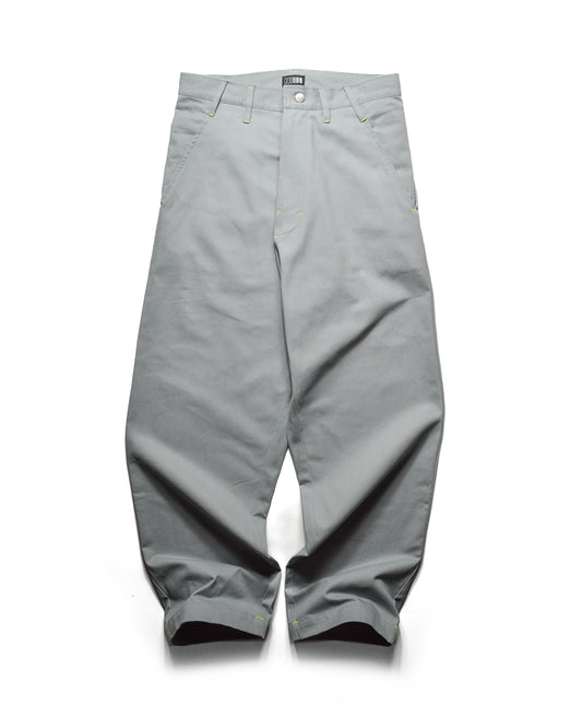 Fog Grey/Volt Green 290GSM HVY Cotton Twill Tack Pant