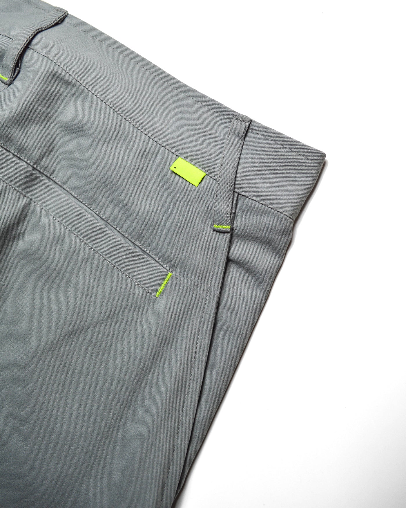 Fog Grey/Volt Green 290GSM HVY Cotton Twill Tack Pant