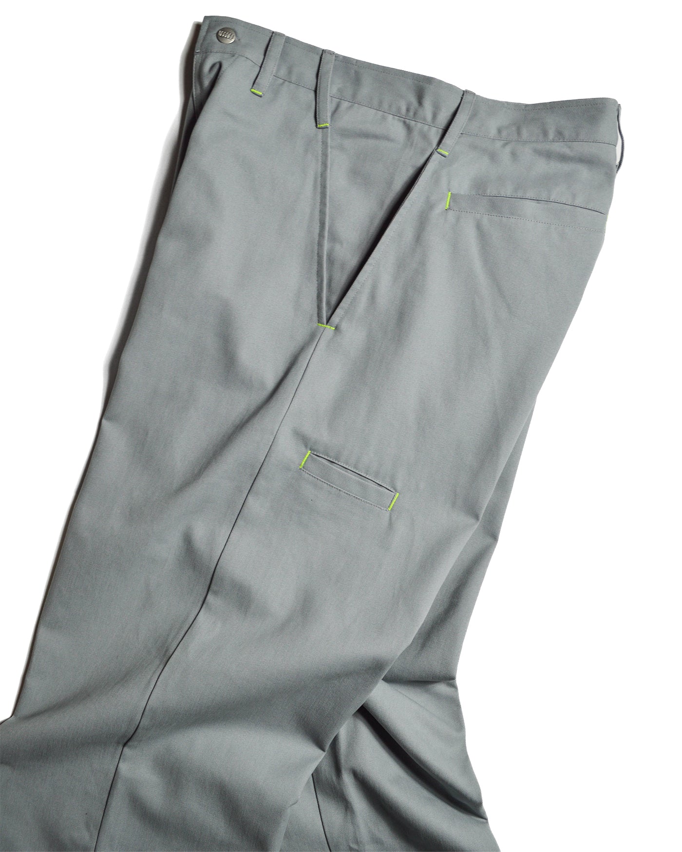 Fog Grey/Volt Green 290GSM HVY Cotton Twill Tack Pant