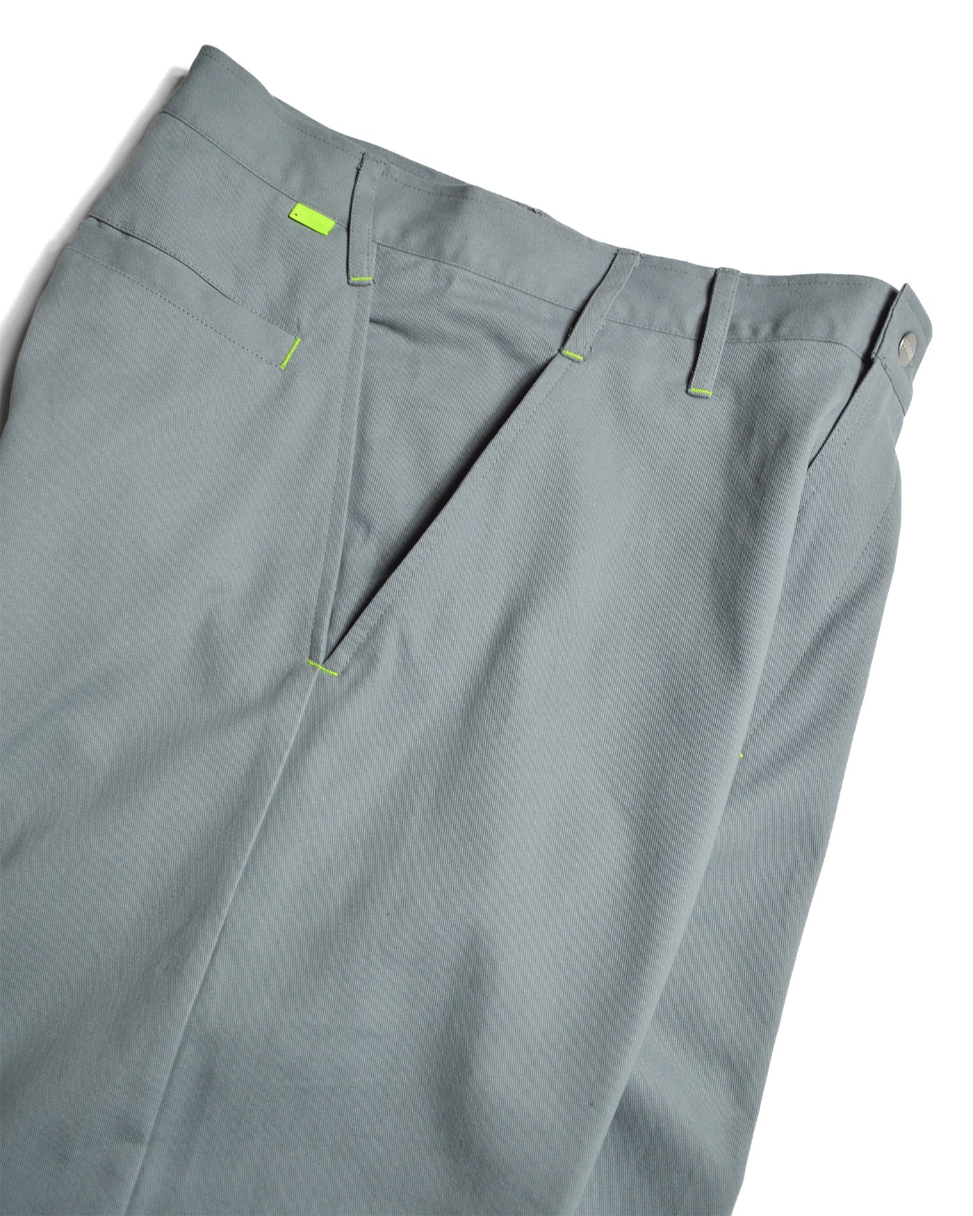 Fog Grey/Volt Green 290GSM HVY Cotton Twill Tack Pant