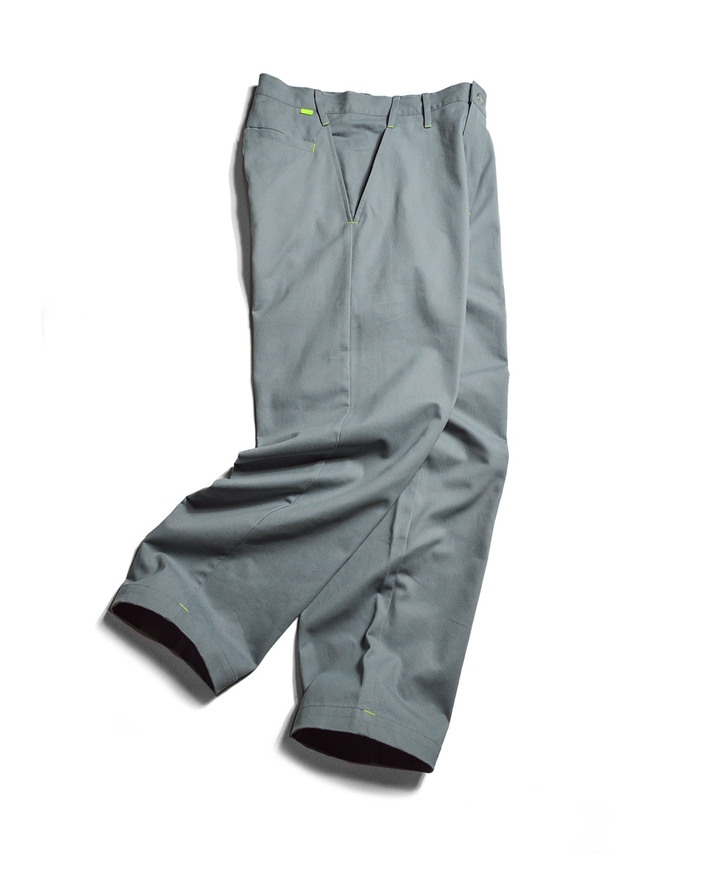 Fog Grey/Volt Green 290GSM HVY Cotton Twill Tack Pant