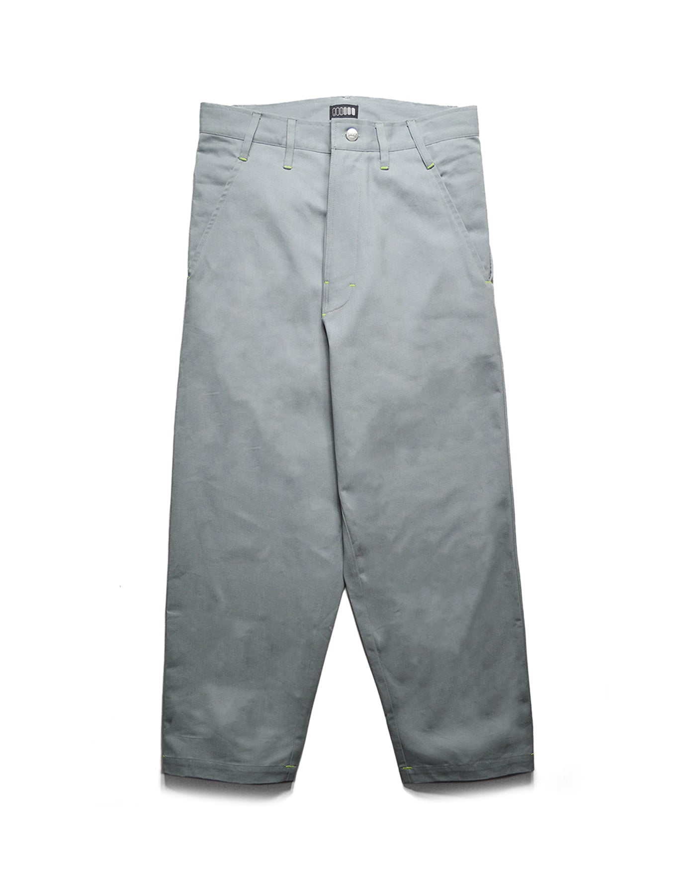 Fog Grey/Volt Green 290GSM HVY Cotton Twill Tack Pant