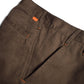 Chocolate Brown/Safety Orange 290GSM HVY Cotton Twill Tack Pant