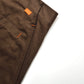 Chocolate Brown/Safety Orange 290GSM HVY Cotton Twill Tack Pant