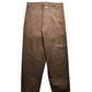 Chocolate Brown/Safety Orange 290GSM HVY Cotton Twill Tack Pant